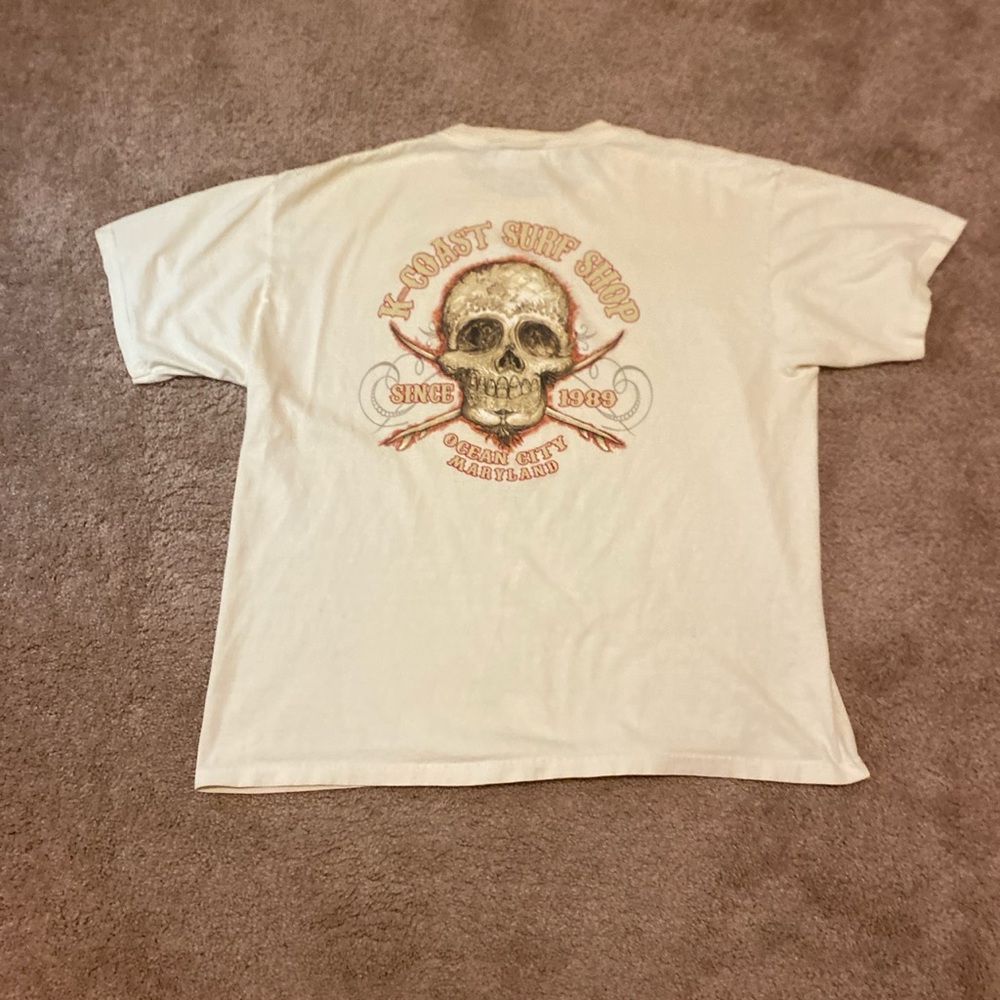 Vintage cost surf shirt,small flaws on front of shirt,Santana Barbara Ca